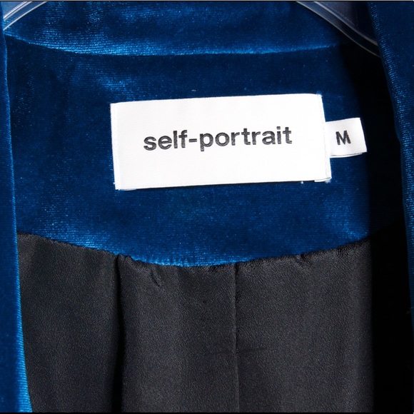 Self Portrait Velvet Blazer - Picture 3 of 8